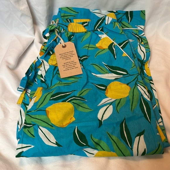 Printfresh Pajama Capri Length Pants XS NWT - Picture 1 of 4